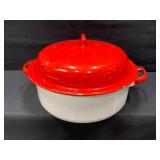 Enamel Pot with Lid
