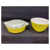 Pyrex Primary Green Mixing Bowls