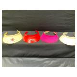 Advertising Sun Visor Lot of 4