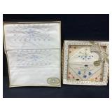 Vintage Ladies Handkerchiefs & Pillow Cases-NOS