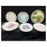 Vintage Glass Plate Lot of 6