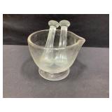 Glass Apothecary Mortar and Pestle
