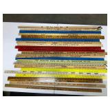Advertising Yard Sticks Lot