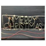 Merry Christmas Neon Homemade-Untested