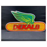 Dekalb Embossed Metal Sign