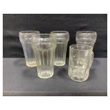 Vintage Clear Glasses