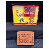 Peg Baseball Game & Jigette Puzzle