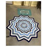 Crochet Rugs Lot of 2