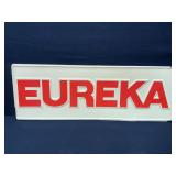 Eureka Vacuums Plastic Vintage Sign