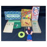Tiddle Tennis Spinette & Popeye Games with Boxes