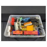 Container of Vintage Train Set