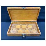 Wooden Box with Working Latch (Pocket Watches?)