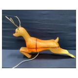 Hard Plastic Light up Reindeer