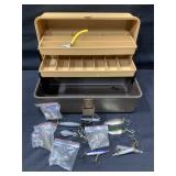Fishing Tackle Box & Weights