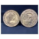 Decorative Plaques Liberty Gold Eagle