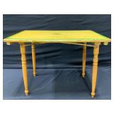 Wooden Painted Vintage Childï¿½s Folding Table