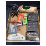 Antique Lot Candle Holder, Lamps, & More