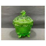 Jeannette Glass Company Grapes & Vines Candy Dish