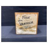 Foss Vanilla Extract Wooden Crate