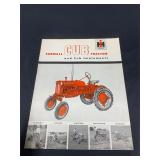 Farmall IH Cub Tractor & Implements Brochure