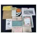 Various Vintage Brochures