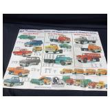 1956 Chevy Truck Fold Out Brochure