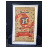 Honeggers Big H Feed Paper Sack in Frame