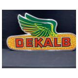 Dekalb Embossed Metal Sign
