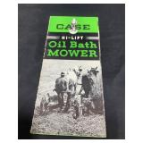 Case Oil Bath Mower Brochure