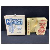 Ford Tractor Advertising Broom Holder with Box