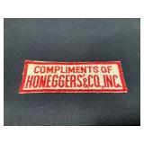 Compliments of Honeggers Patch