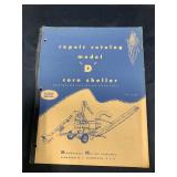 Minneapolis Moline Model D Corn Sheller Brochure