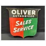 Oliver Sales & Service Sign
