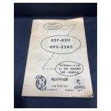 Honegger Farm Service Stores Zip Booklet