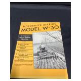 McCormick-Deering Model W-30 Tractor Brochure
