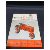 International Harvester Farmall C Tractor Brochure