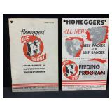 Honeggersï¿½ Advertising Booklets Lot of 2