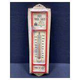 International Harvester Metal Thermometer