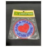 John Deere Have A Heart Patch in Original Package