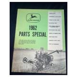 John Deere Parts Pamphlet 1962