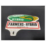 Farmers Hybrid Hampton IA Metal Topper