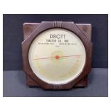 Drott Tractor Co. Thermometer
