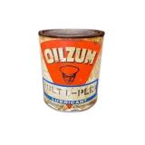 Oilzum Lubricant Tin Can