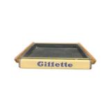 Gillette Display Rack Glass Top