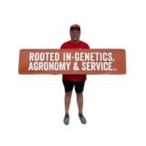 Rooted In Genetics Embossed Metal Sign