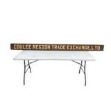 Coulee Region Trade Exchange Wood Sign