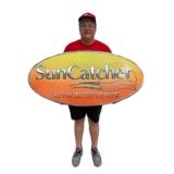 SunCatcher Authorized Dealer Embossed Metal Sign