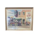 Gipps Brewing Corp. Peoria, IL 1948 Framed Print