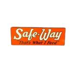 Safe-Way Painted Metal Sign