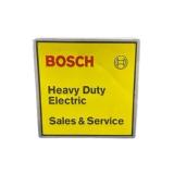 Bosch Sales & Service Embossed Metal Sign
